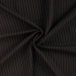 Preview: Hosenstoff Twill- pin stripes schwarz